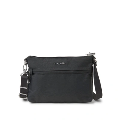 Shop Baggallini Women's Securtex Anti-theft Memento Crossbody Bag In Black