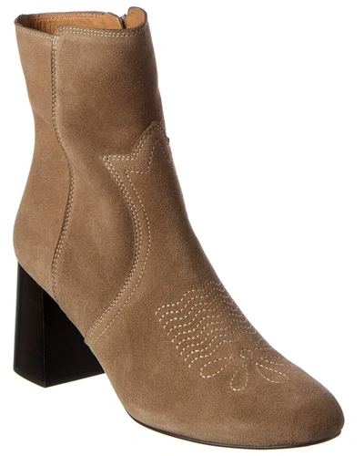 Shop See By Chloé Suede Bootie In Brown