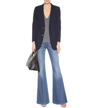 Shop Tom Ford Flared Jeans In Blue