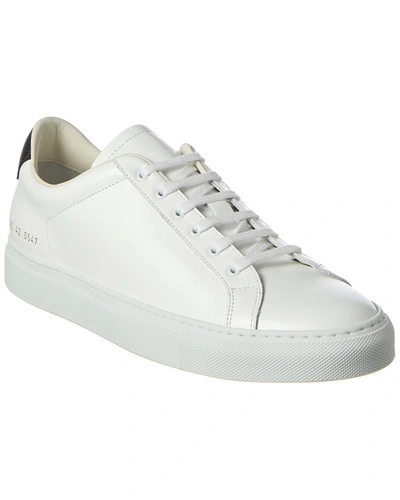 Common Projects Retro Low Leather Sneaker In White