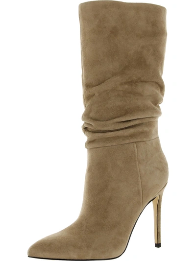 Shop Marc Fisher Ltd Romy Womens Suede Pull On Mid-calf Boots In Multi