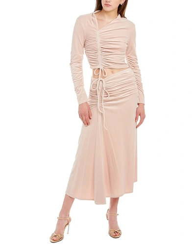 Shop A.l.c A. L.c. Orly Skirt In Beige
