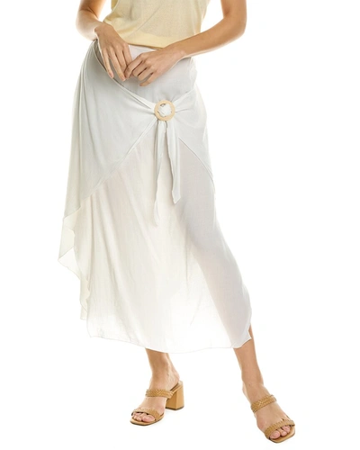 Shop Cool Change Nuella Midi Skirt In White