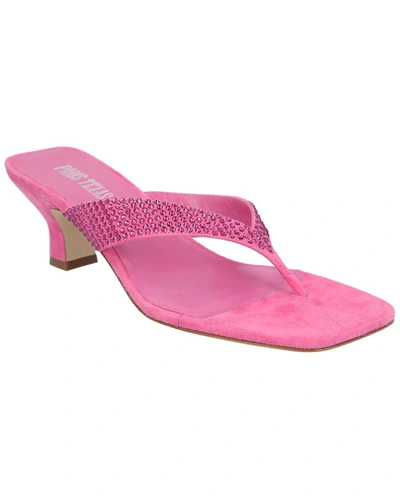 Shop Paris Texas Holly Portofino Suede Sandal In Pink
