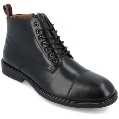Shop Thomas & Vine Avrum Cap Toe Ankle Boot In Black