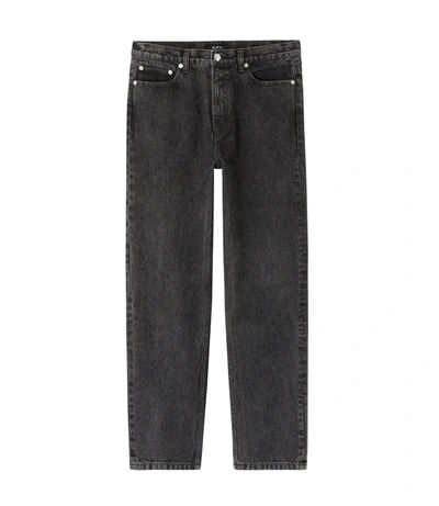 Shop Apc Martin Jeans In Grey