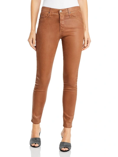 Shop Adriano Goldschmied Farrah Womens Denim Coated Colored Skinny Jeans In Multi