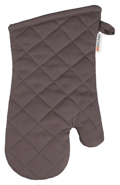 Mu Kitchen 100% Cotton Terry-lined Oven Mitt, 13-inch