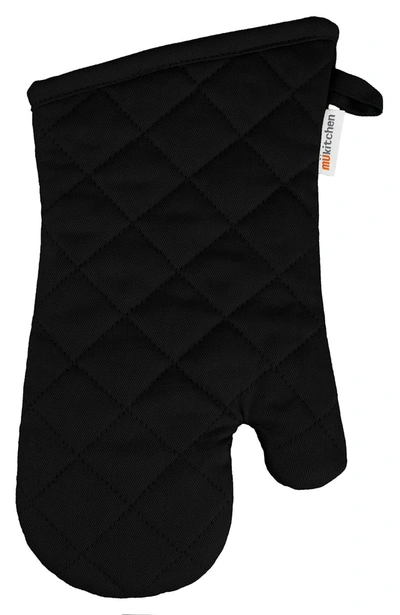 Mu Kitchen 100% Cotton Terry-lined Oven Mitt, 13-inch