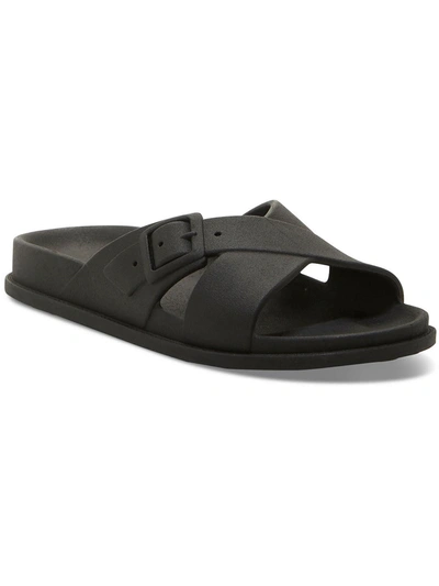 Shop Lucky Brand Roseleen Womens Slip On Footbed Slide Sandals In Multi