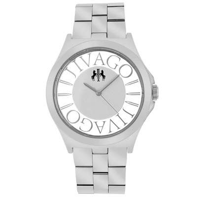 Shop Jivago Women's Silver Dial Watch In White