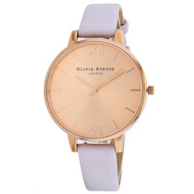 Shop Olivia Burton Women's Rose Gold Dial Watch In Beige
