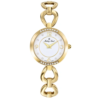 Shop Mathey-tissot Women's Fleury 1496 White Dial Watch