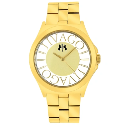 Shop Jivago Women's Gold Tone Dial Watch In Yellow