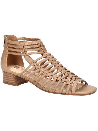 Shop Bella Vita Holden Womens Leather Caged Gladiator Sandals In Multi