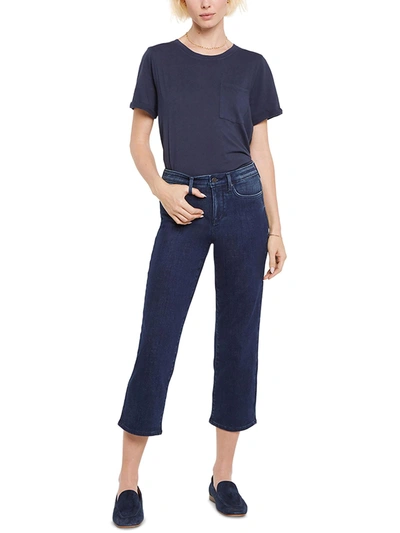 Shop Nydj Womens Denim Slimming Cropped Jeans In Multi