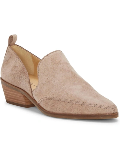 Lucky Brand Mahzan Womens Comfort Insole Slip On Loafer Heels In Multi