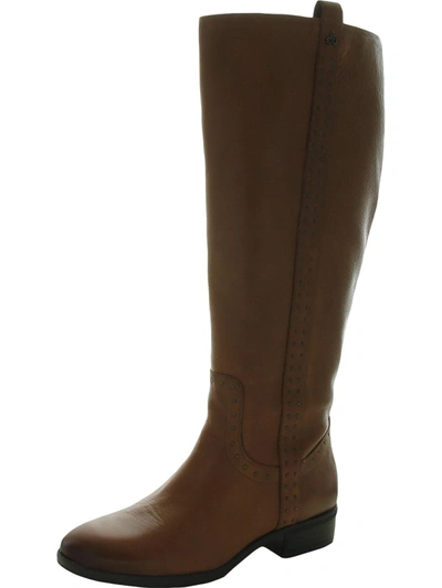 Shop Sam Edelman Prina 2 Womens Leather Wide Calf Riding Boots In Multi