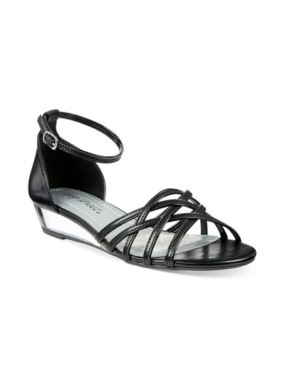EASY STREET TARRAH WOMENS FAUX LEATHER STRAPPY EVENING SANDALS 