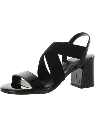 Shop Anne Klein Womens Strappy Block Heel Heels In Black