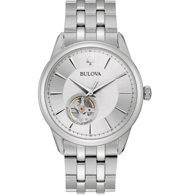 Shop Bulova Men's Classic Silver Dial Watch