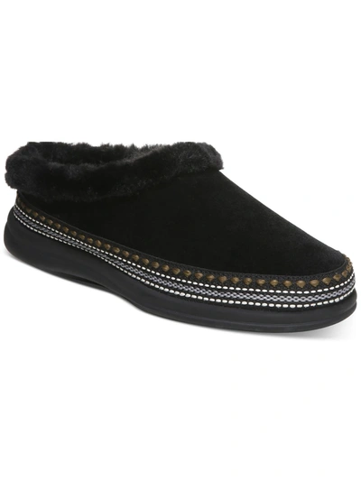 Shop Zodiac Palermo Womens Leather Slip On Loafer Slippers In Black