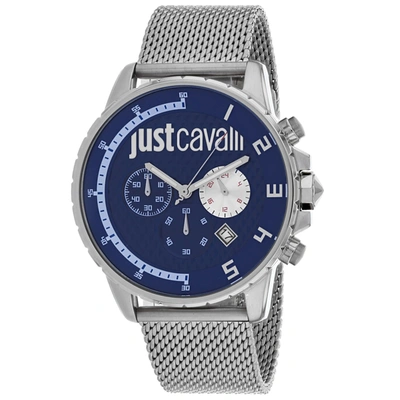 Shop Just Cavalli Men's Blue Dial Watch