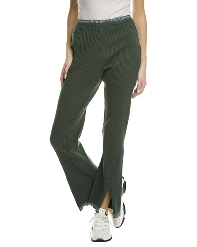 Shop Elevenparis Ribbed Pant In Green