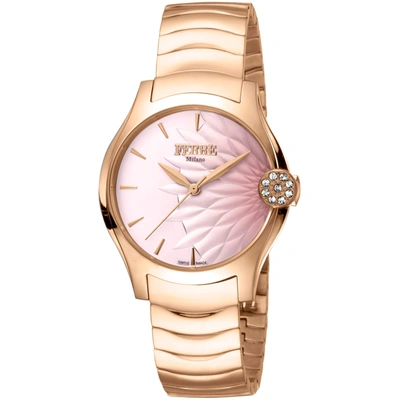Shop Ferre Milano Women's Pink Dial Watch