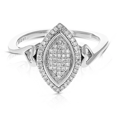 Vir Jewels 1/5 Cttw Round Cut Lab Grown Diamond Engagement Ring For Women .925 Sterling Silver Prong Set In Silver
