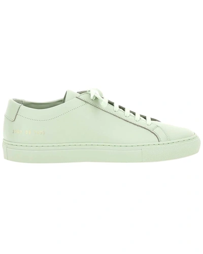 Shop Common Projects Original Achilles Leather Sneaker In Green
