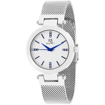 Shop Roberto Bianci Women's Silver Dial Watch In White
