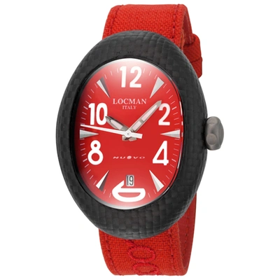 Shop Locman Women's Red Dial Watch