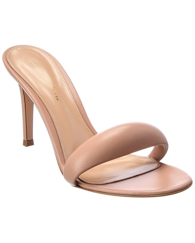 Shop Gianvito Rossi Bijoux 85 Leather Sandal In Pink