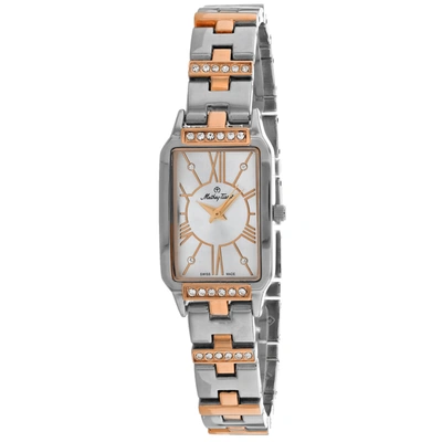 Shop Mathey-tissot Women's Silver Dial Watch In Gold