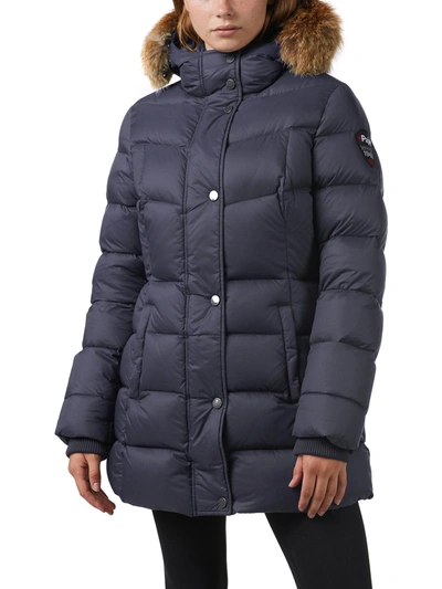 Shop Pajar Roxy Womens Down Winter Puffer Coat In Blue