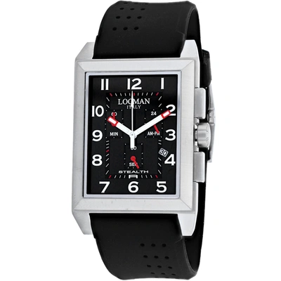 Shop Locman Men's Black Dial Watch
