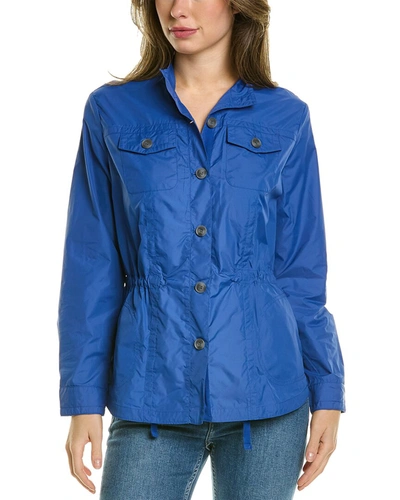 Shop J.mclaughlin J. Mclaughlin Vista Linen Jacket In Blue