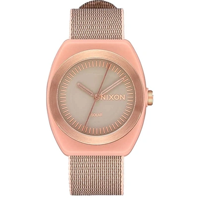 Shop Nixon Women's Classic Rose Gold Dial Watch