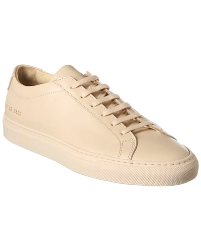 Shop Common Projects Original Achilles Leather Sneaker In Brown