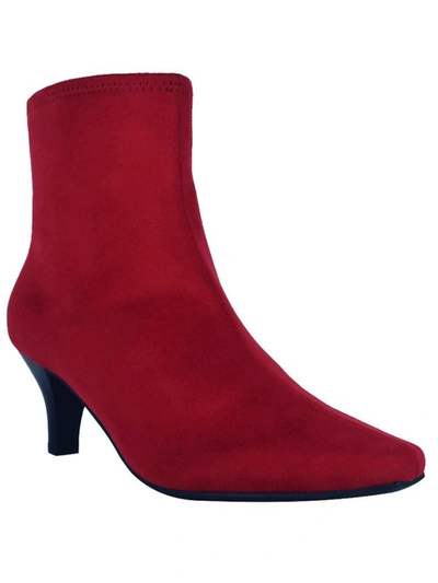 Shop Impo Naja Womens Kitten Heel Bootie Ankle Boots In Red