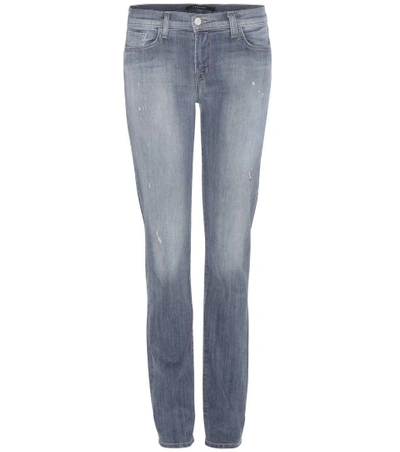 Shop J Brand Jude Low-rise Slim Jeans In Mesmerize