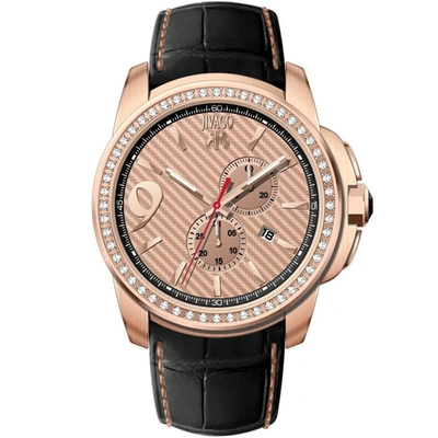 Shop Jivago Men's Rose Gold Dial Watch In Beige