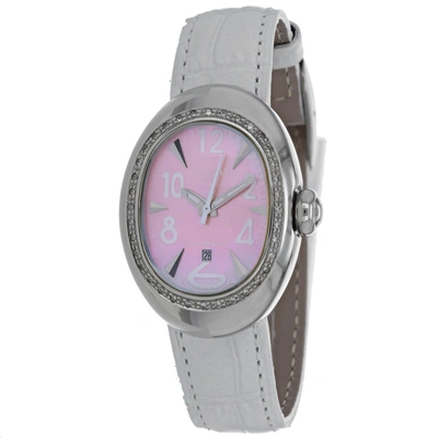 Shop Locman Women's Mother Of Pearl Dial Watch In Purple