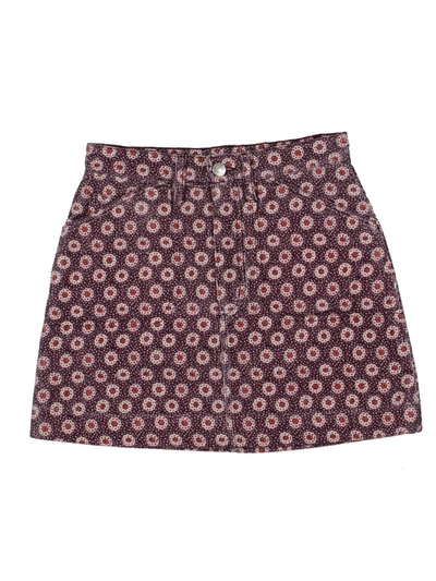 Shop Re/done Womens Corduroy Short Mini Skirt In Brown