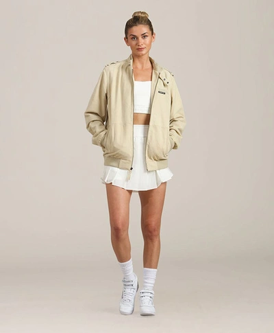 Members Only Women's Soft Suede Iconic Oversized Jacket In Multi