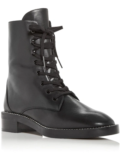 Shop Stuart Weitzman Sondra Shine Womens Leather Embellished Ankle Boots In Multi