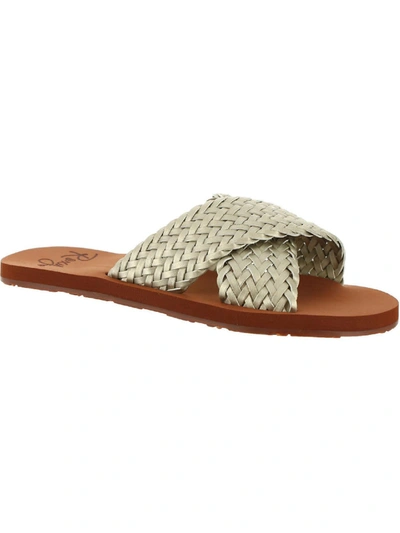 Shop Roxy Womens Manmade Material G Huarache Sandals In Brown