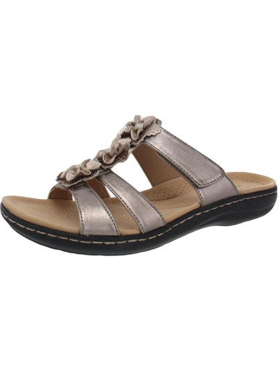 Shop Clarks Laurieann Judi Womens Comfort Insole Adjustable Flat Sandals In Multi