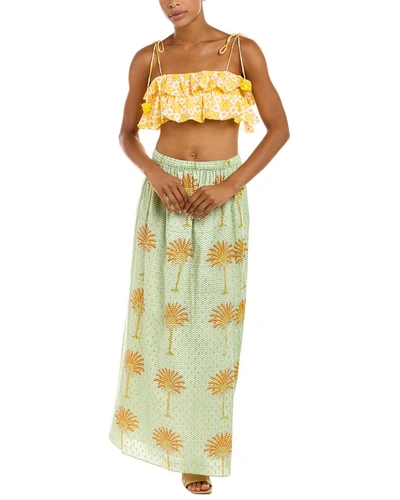 Shop Ash & Eden 2pc Sanya Top & Skirt Set In Multi
